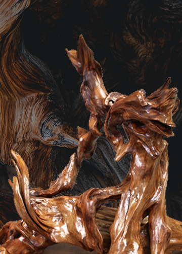 Driftwood craft detail 1